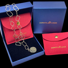 Load image into Gallery viewer, DOROTA LASAK sterling silver ancient coin necklace
