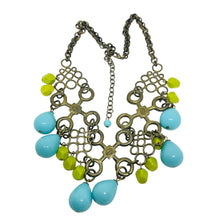 Load image into Gallery viewer, GERARD YOSCA vintage signed bronze tone glass beads designer necklace
