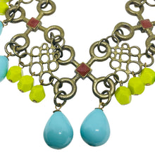 Load image into Gallery viewer, GERARD YOSCA vintage signed bronze tone glass beads designer necklace
