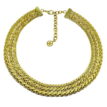 Load image into Gallery viewer, GIVENCHY signed vintage gold tone massive chain designer 80's necklace
