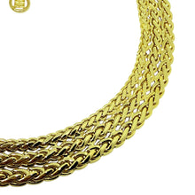 Load image into Gallery viewer, GIVENCHY signed vintage gold tone massive chain designer 80's necklace
