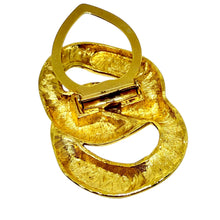 Load image into Gallery viewer, GIVENCHY vintage gold tone massive chain designer scarf clip
