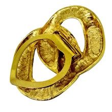 Load image into Gallery viewer, GIVENCHY vintage gold tone massive chain designer scarf clip
