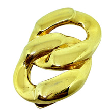 Load image into Gallery viewer, GIVENCHY vintage gold tone massive chain designer scarf clip
