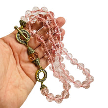 Load image into Gallery viewer, HEIDI DAUS signed gold tone crystal beaded designer necklace
