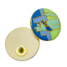 Load image into Gallery viewer, HELENE SCOTT vintage hand made porcelain earrings
