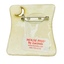 Load image into Gallery viewer, House Pins by LUCINDA vintage unique brooch
