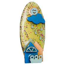 Load image into Gallery viewer, House Pins by LUCINDA vintage unique brooch
