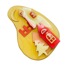 Load image into Gallery viewer, House Pins by LUCINDA vintage unique brooch
