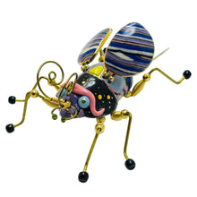 Load image into Gallery viewer, JEWELRY 10 CYNTHIA CHUANG artisan hand made porcelain bee insect designer brooch
