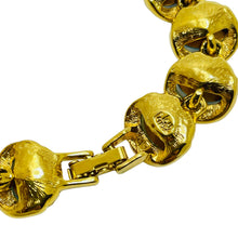 Load image into Gallery viewer, JOAN RIVERS signed gold plated blue crystals designer bracelet
