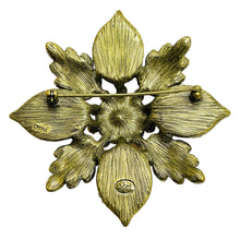 Load image into Gallery viewer, JOAN RIVERS signed gold tone crystals designer brooch
