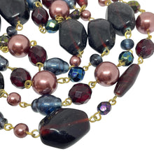 Load image into Gallery viewer, JOAN RIVERS signed vintage gold tone glass pearl beads designer necklace
