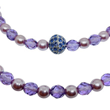 Load image into Gallery viewer, JOAN RIVERS signed vintage silver tone glass pearl beads designer necklace
