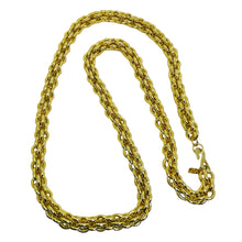 Load image into Gallery viewer, KENNETH LANE signed vintage gold tone massive chain designer necklace
