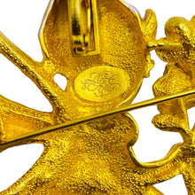 Load image into Gallery viewer, KIRKS FOLLY signed vintage gold enamel designer brooch pendant
