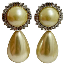 Load image into Gallery viewer, KJL KENNETH JAY LANE signed dangle runway clip on earrings
