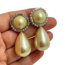 Load image into Gallery viewer, KJL KENNETH JAY LANE signed dangle runway clip on earrings
