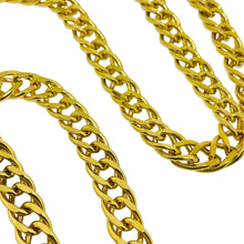 Load image into Gallery viewer, KJL KENNETH JAY LANE signed vintage gold tone designer chain necklace
