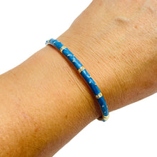 Load image into Gallery viewer, LAUREN G ADAMS gold plated rhinestone enamel designer runway bracelet
