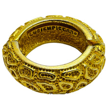 Load image into Gallery viewer, LUCIEN PICCARD signed vintage gold tone designer clip on earrings
