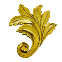 Load image into Gallery viewer, MMA 1993 signed vintage gold plated designer lead brooch
