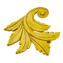 Load image into Gallery viewer, MMA 1993 signed vintage gold plated designer lead brooch
