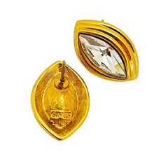 Load image into Gallery viewer, MONET signed gold glass designer earrings
