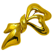 Load image into Gallery viewer, MONET signed gold tone designer brooch
