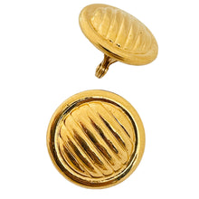 Load image into Gallery viewer, MONET signed vintage gold modernist designer clip on earrings
