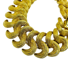 Load image into Gallery viewer, MONET signed vintage gold tone designer bracelet
