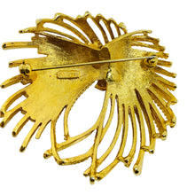 Load image into Gallery viewer, MONET signed vintage gold tone designer brooch
