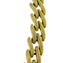 Load image into Gallery viewer, MONET signed vintage gold tone designer chain necklace
