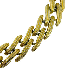 Load image into Gallery viewer, MONET signed vintage gold tone designer chain necklace
