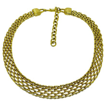 Load image into Gallery viewer, MONET signed vintage gold tone designer chain necklace
