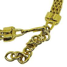 Load image into Gallery viewer, MONET signed vintage gold tone designer chain necklace

