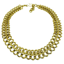 Load image into Gallery viewer, MONET signed vintage gold tone designer chain necklace
