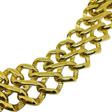 Load image into Gallery viewer, MONET signed vintage gold tone designer chain necklace

