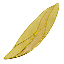 Load image into Gallery viewer, MONET signed vintage gold tone enamel designer brooch
