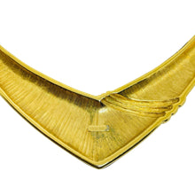 Load image into Gallery viewer, MONET signed vintage gold tone enamel designer necklace
