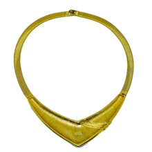 Load image into Gallery viewer, MONET signed vintage gold tone enamel designer necklace
