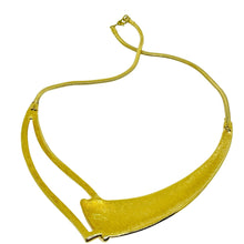 Load image into Gallery viewer, MONET signed vintage gold tone enamel designer necklace
