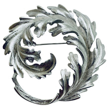 Load image into Gallery viewer, MONET signed vintage silver designer brooch

