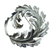 Load image into Gallery viewer, MONET signed vintage silver designer brooch
