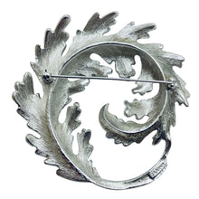 Load image into Gallery viewer, MONET signed vintage silver designer brooch
