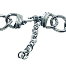 Load image into Gallery viewer, MONET signed vintage silver tone designer chain necklace
