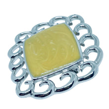 Load image into Gallery viewer, MONET signed vintage silver tone enamel modernist designer brooch
