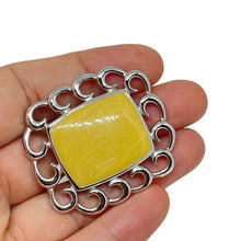 Load image into Gallery viewer, MONET signed vintage silver tone enamel modernist designer brooch
