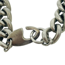 Load image into Gallery viewer, MONIES GERDA LYNGGAARD Copenhagen silver tone modernist designer chain necklace
