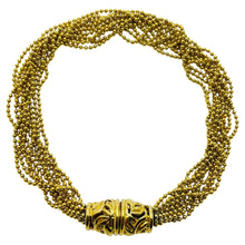 Load image into Gallery viewer, NAPIER signed gold tone chain designer necklace
